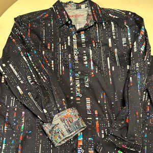 Robert Graham Classic Fit XXL button down long sleeve shirt